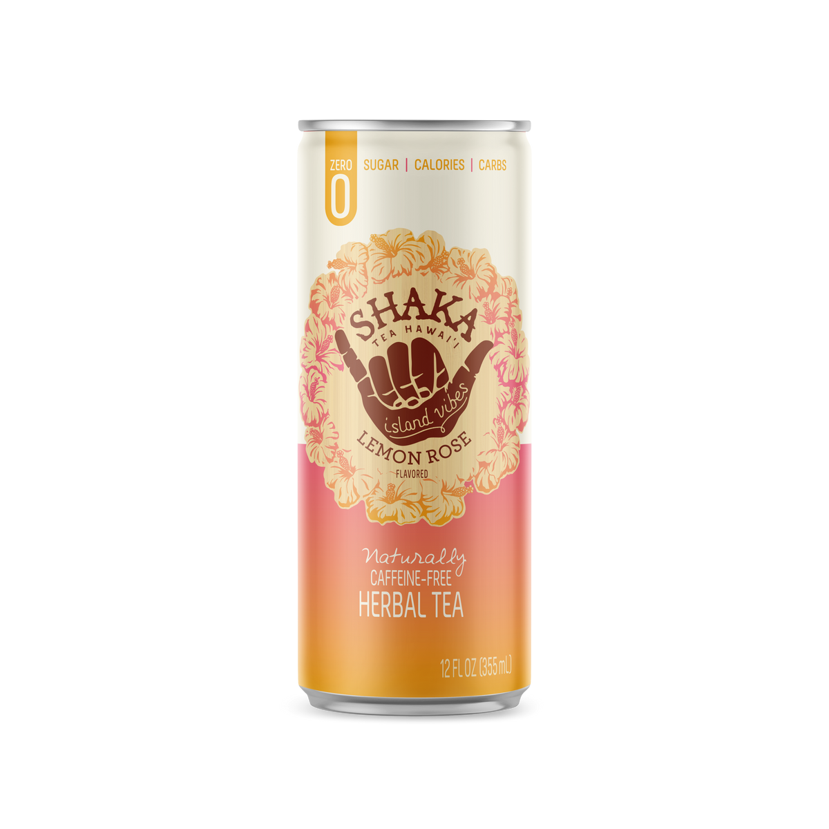 Lemon Rose 12oz Can Herbal Tea 12-Pack – Shaka Tea